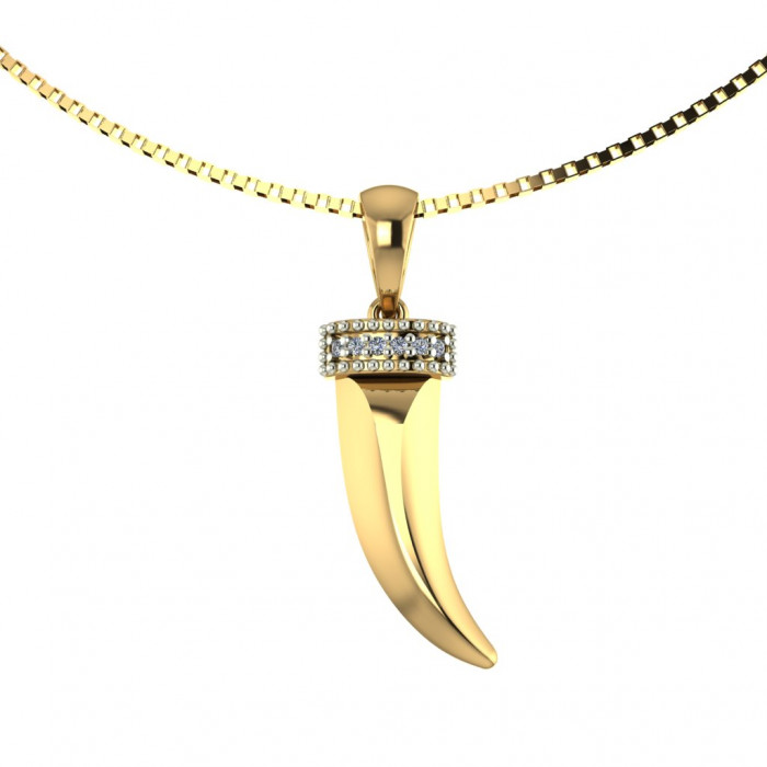 PINGENTE DENTE DE SABRE